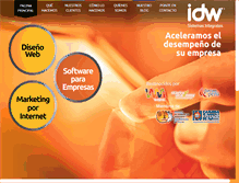 Tablet Screenshot of idw.com.pe