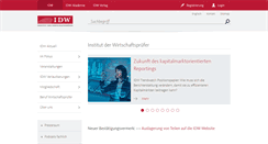 Desktop Screenshot of idw.de