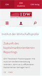 Mobile Screenshot of idw.de