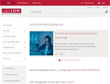 Tablet Screenshot of idw.de
