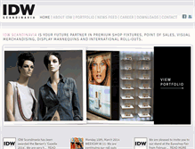 Tablet Screenshot of idw.dk